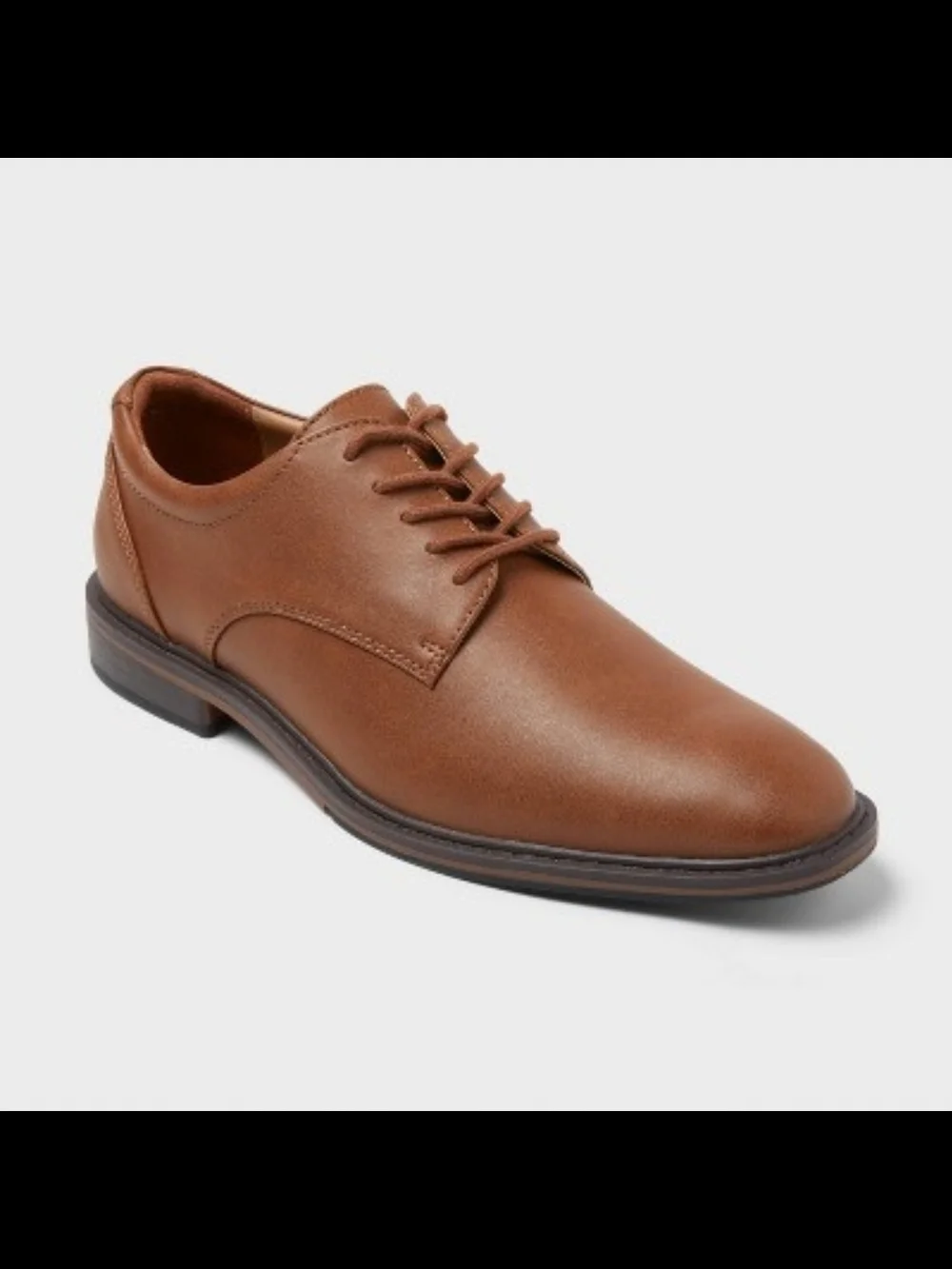 Goodfellow & Co Men's Tan Leather Derby Shoes